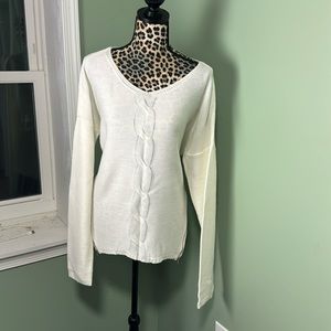 New directions cream sweater, XL